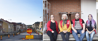 Röda Korset i Skellefteå drabbas av nytt bygge: ”Går fortfarande att lämna varor”
