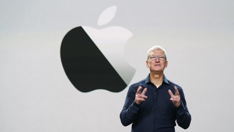 Apples vd Tim Cook kan glädjas över att ha undgått ökade skattekostnader i EU. Arkivbild.