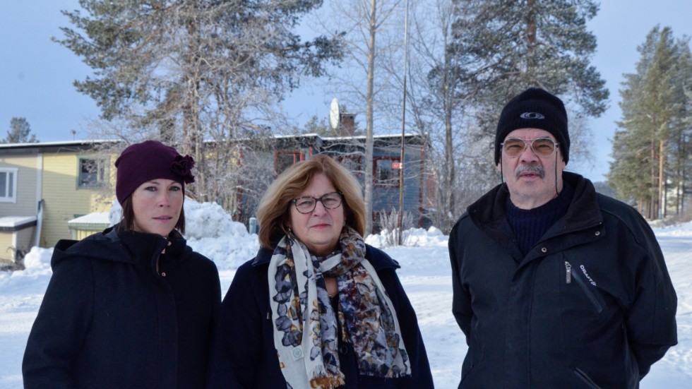 Johanna Orrmalm, Eva Alriksson och Bjarne Isaksson menar att de inte får något gehör från LKAB.