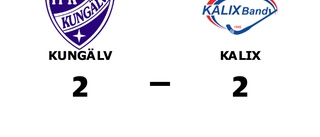 Kalix fixade en poäng mot Kungälv