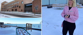 Spektakulär takterrass på nya skolan i Nyfors – häng med upp på en rundtur: "Ska vara en pedagogisk utemiljö"