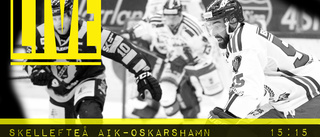 LIVE: Följ heta hemvändarmatchen – när Johan Alms Oskarshamn är på besök i Skellefteå