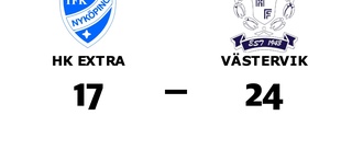 Västervik vann mot HK Extra på bortaplan