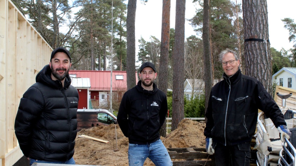 Daniel Soner, Johannes Utay och Roger Markström utvecklar Vättershall i Varamon.