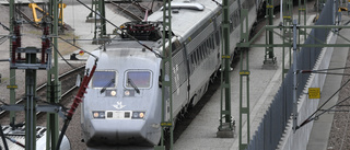 Tåg mot Uppsala stannades på grund av polisingripande 