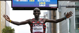 Maratonkungen Kipchoge sprang hem nytt guld