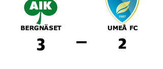 Segerraden förlängd för Bergnäset - besegrade Umeå FC