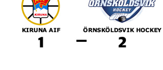 Förlust för Kiruna AIF hemma mot Örnsköldsvik Hockey