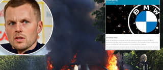 BMW återkallade Sebastian Larssons bilmodell på grund av brandrisk
