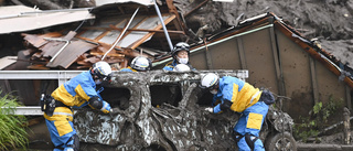 Sökinsats fortsätter efter japanskt jordskred