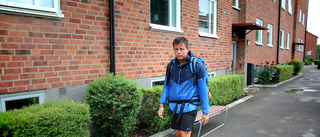 Simon vandrar 60 mil mot barndiabetes: "Jag har inte bråttom"