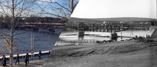 Så såg Parkbron ut under byggnationen 1912 – så har vyerna förändrats sedan dess • Svajpa och se skillnaden