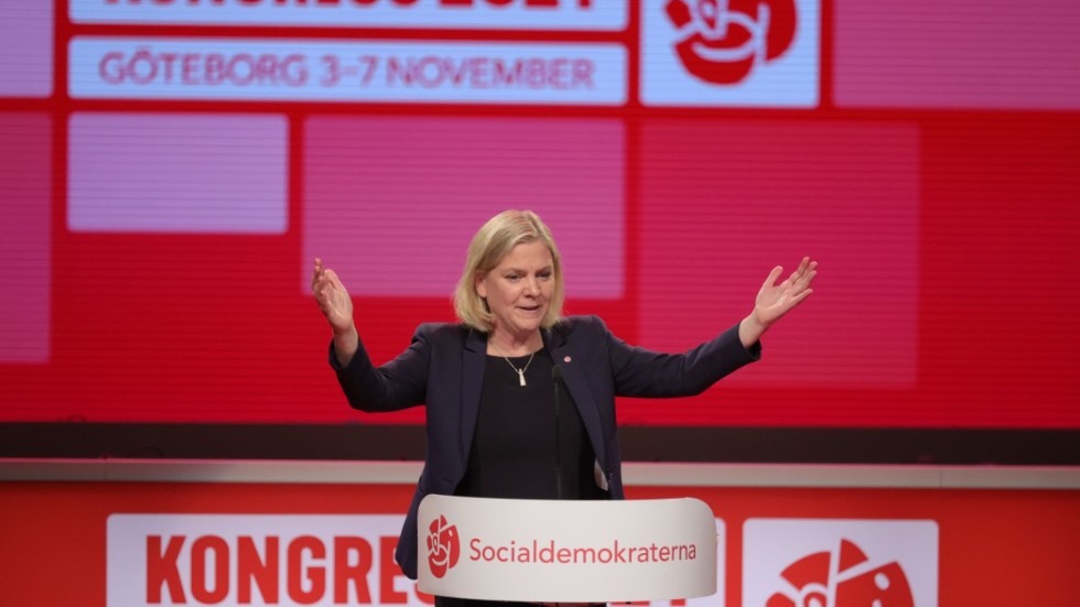 Magdalena Andersson utsågs i helgen till ny partiordförande för Socialdemokraterna. Arkivbild.