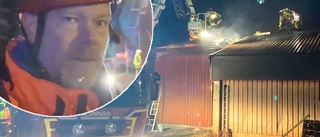 Brand i byggnad på sågverket i Kroksjön: ”Började brinna i askan och tog sig in i konstruktionen”