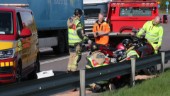 Motorcykelolycka på Ingelsta - föraren till sjukhus