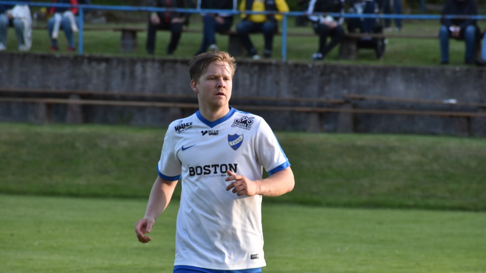 Victor Gustavsson gjorde mål för Tuna.