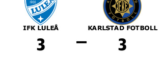 Delad pott för IFK Luleå och Karlstad Fotboll
