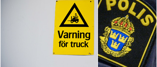 Man påkörd av truck – polisen utreder arbetsplatsolycka