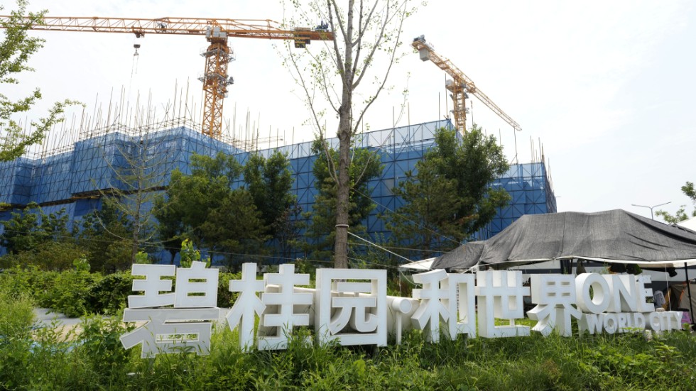 "One World City", ett av Country Gardens pågående byggprojekt i Peking. Arkivbild.