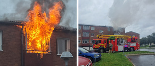 Lägenhet i Charlottenborg totalförstörd i brand
