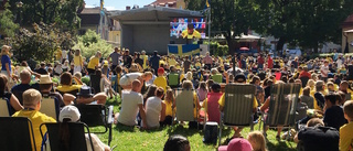 Kommunen fixar VM-fester i parken – scenen är blågul