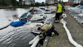Två båtar började sjunka i Lindö – räddningstjänsten ryckte ut