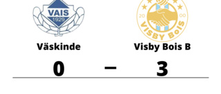 Visby Bois B segrare efter walk over från Väskinde
