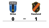 Förlust för Sirius mot Vasalund med 0-1