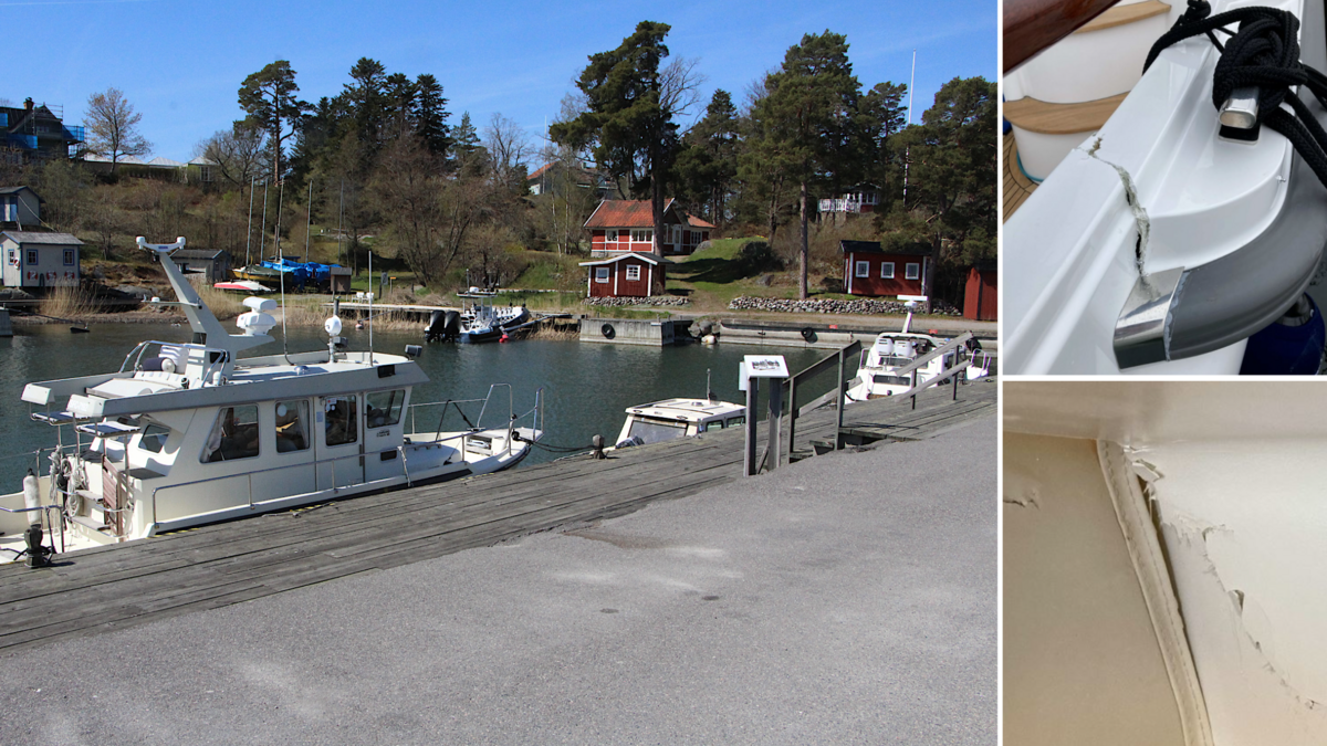 Orsakade svallvågor – flera båtar skadade i Arkösund