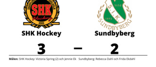 SHK Hockey vann mot Sundbyberg i förlängningen