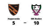 Storseger för IBK Boden - 10-5 mot Haparanda