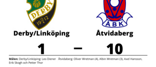 Storseger för Åtvidaberg - 10-1 mot Derby/Linköping