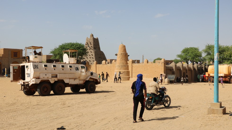 FN-styrkor i Timbuktu i Mali för två år sedan. Arkivbild.