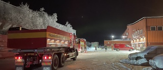 Brand i industribyggnad i Jokkmokk