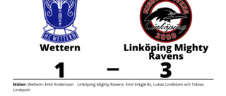 Linköping Mighty Ravens besegrade Wettern med 3-1