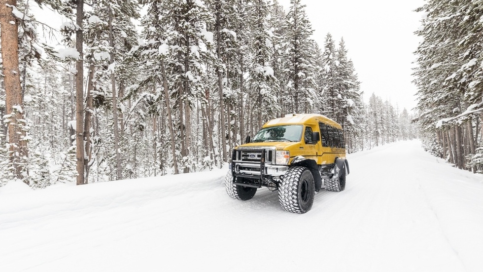 Four wheel drive vehicles are best, but they don't have to be THIS big.