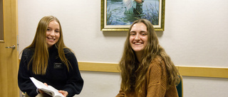 Gretchen och Alexis, 19, på uppdrag i Luleå – vill sprida sin tro