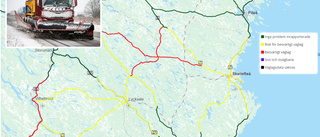 Vägarna runt Skellefteå: "Besvärligt"