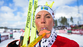 Charlotte Kalla tillbaka med nummerlapp – igen: "Svinkul"