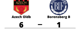 Äntligen seger för Azech Oldb mot Borensberg B