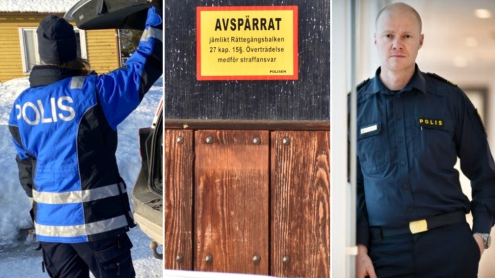 David Helgesson, head of the police's serious crime department in Västerbotten, confirms that two younger men are under arrest on suspicion of involvement in the murder in Malå.