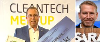 Patrik Sundberg blev Årets Cleantech-profil