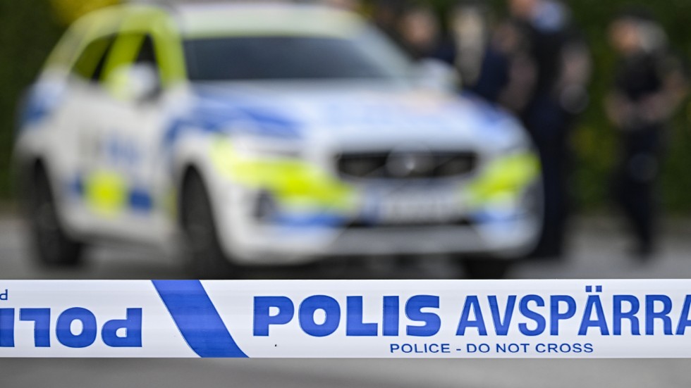 En man i Ronneby har gripits sedan han attackerat poliser med kniv. Arkivbild.