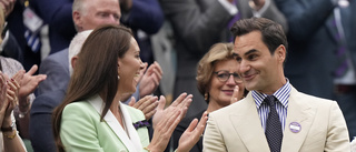Federer hyllades av prinsessan i Wimbledon