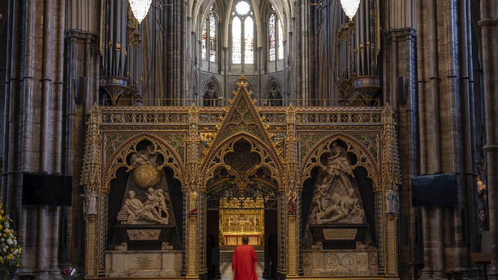 Katedralen Westminster Abbey i London. Arkivbild.