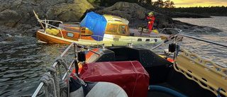 Båten som gick på grund – påverkad man tutade med horn