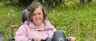Festivalen blev en besvikelse för rullstolsburne Louise, 34