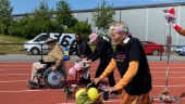 Udda loppet: Uppsalas äldre gick för att vinna – i rullatorrace
