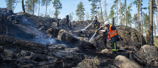 Flera bränder på kort tid – torrt i skog och mark