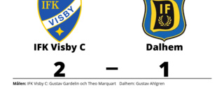 IFK Visby C avgjorde före paus mot Dalhem